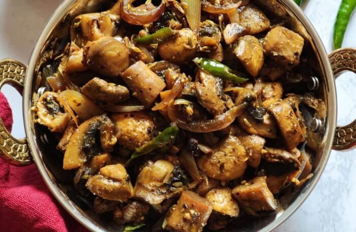 Mushroom Pepper Fry